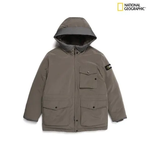 [ 롯데백화점 ]시즌 남성 에어로윙 아웃 포켓 야상 후디 덕다운 점퍼N224MDW140