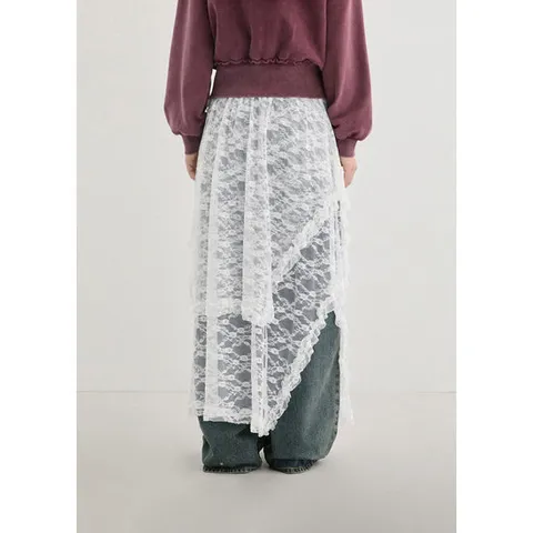 [ AK백화점 ][게스] 여성_레이스 랩 스커트 (YP3W1551)