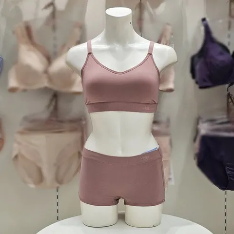 [ AK백화점 ][트라이엄프] 슬로기 고올라운드 심플 데일리 브라탑 반사각팬티