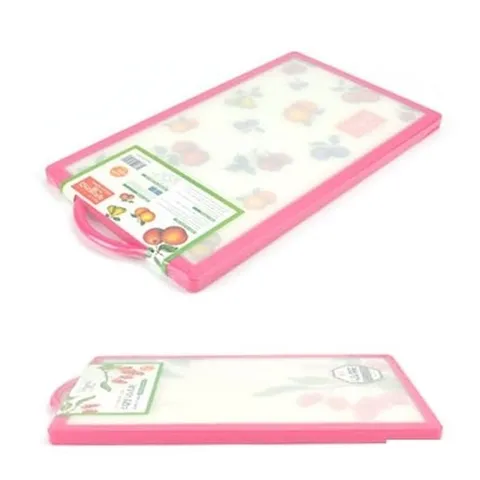 [엄지척]나노 가공 손잡이 양면 도마 42.3x23cm 7호 핑크_191456