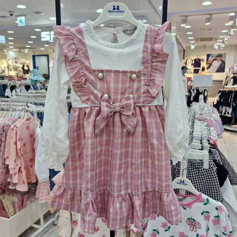 [탈렌트키즈](모다진주)쁘띠앙팡 보네웨하스원피스 PCW55GOP87_J