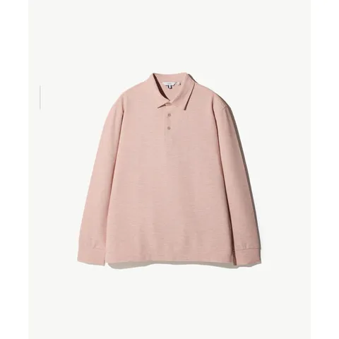 [STCO]리플조직 카라 티셔츠_핑크 (클래식핏)_BP