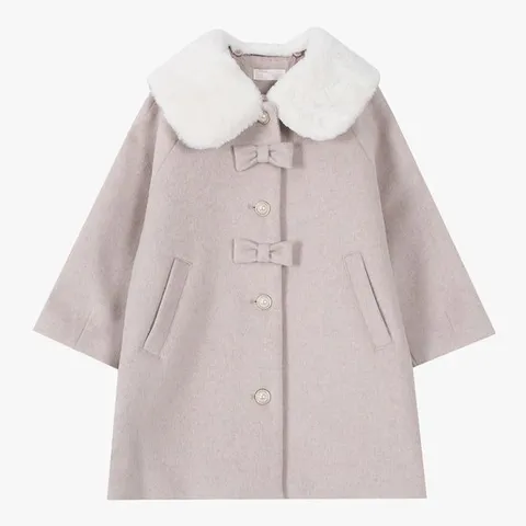 [ 롯데백화점 ][로엠걸즈(아동)]단정 퍼에리 코트 RGJC261Y2