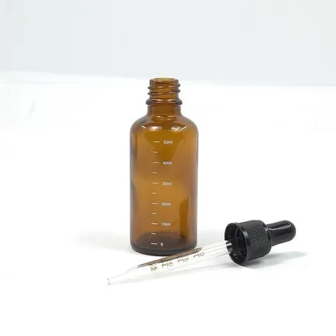 눈금형 유리 스포이드 소분 병 에센스 세럼 소분용 50ml