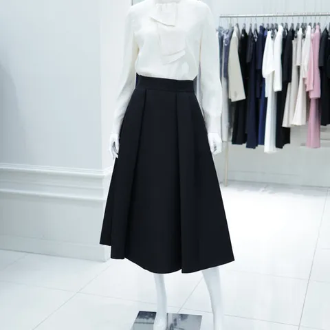 [린]데일리차마.데일리스커트.A라인 스커트 플레어치마.롱플레어