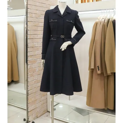 [JJ JIGOTT][JJ지고트]브레이드 디테일 플레어 원피스 GP2A0OP24