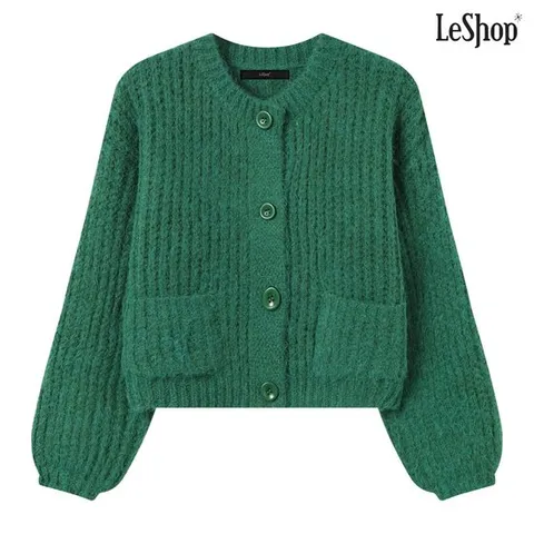 [르샵]크롭 포켓 하찌 니트 가디건 (DP4CK019A)