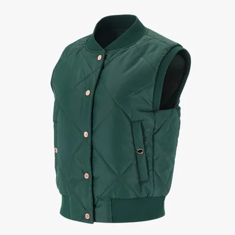 [ 롯데백화점 ][엘르골프]24년 겨울 여성 시보리 포인트 퀼팅 베스트[6K81402]