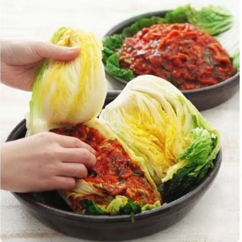 [ 롯데백화점 ][올가홀푸드][예약판매] [산지직송] 중부식 김장세트(유기농 절임배추+양념소) (14.5kg)