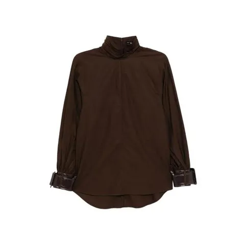 25 FW 칼라거펠트 벨트 커프 블라우스 A4W11013 TP443570447