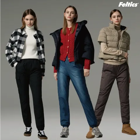 펠틱스 여성 패딩 장기모 조거팬츠 3종