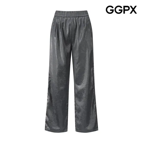 [ 롯데백화점 ]GGPX  크랙 스타일 레더 코팅 팬츠 (GPAPT011F)