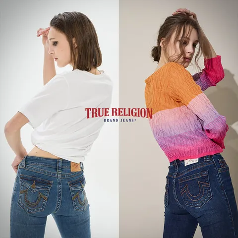 여성 트루릴리젼 봄 데님 팬츠 USA COTON TRJ12DP52