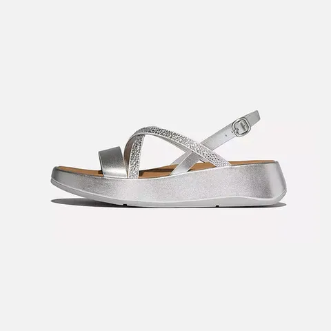 핏플랍 여성 F모드 크리스탈 백스트랩 샌들 IV3-011