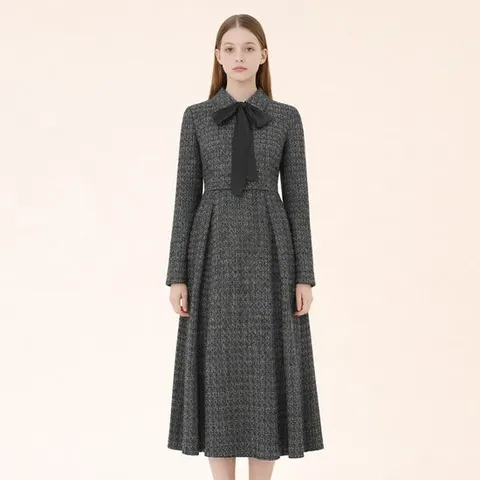 [TAG 513000원][케이엘바이린] 에크 타이 원피스 KWOPPK0400