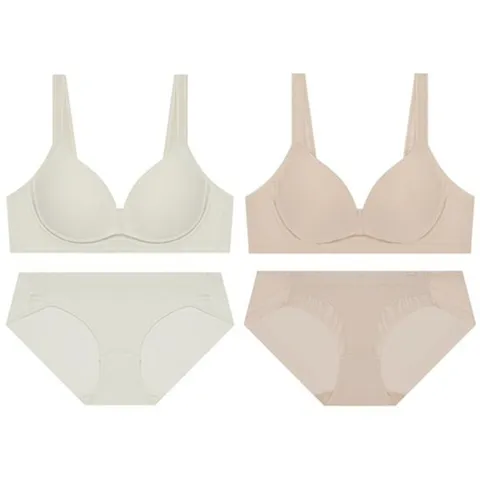 [ 현대백화점 ]게스언더웨어 GEWBRBP211 풀커버 메쉬 스포츠 노와이어 브라팬티세트 2종