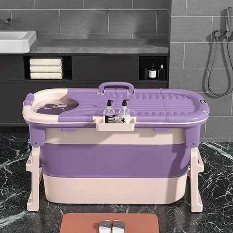 접이식욕조 이동식 욕조 반신욕조 깊은욕조(뚜껑O) EF04 대형