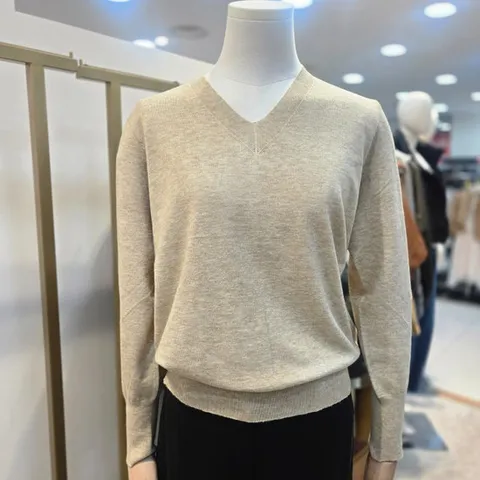 [앤클라인]브이넥니트AX3H4KT0820-12