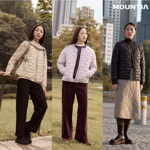 마운티아 25FW 최신상 여성 숏기장 아토-웜 다운재킷
