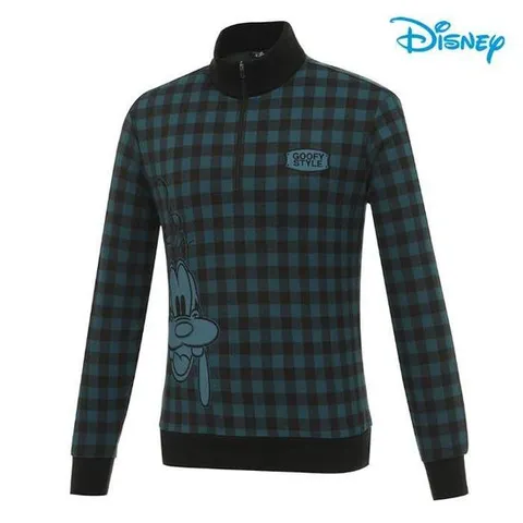 디즈니골프 세이브존07 남성 체크 반집업 DO3MTS012