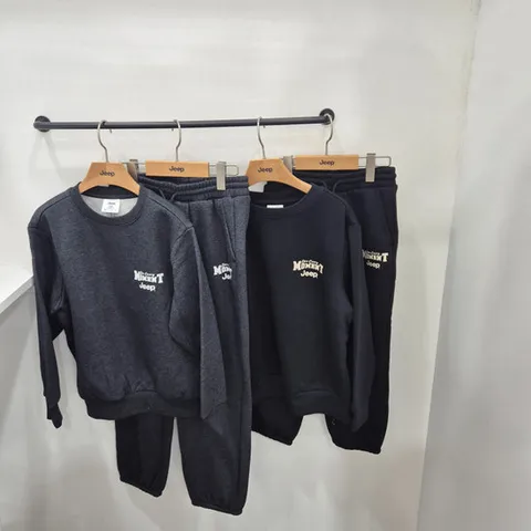 [지프키즈]모먼트 산 기모 맨투맨 셋업 KQ4TSU882KQ4TPU982