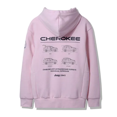 지프 나침반 루즈핏 셋업 남녀공용 후드티 JP1THU013LP