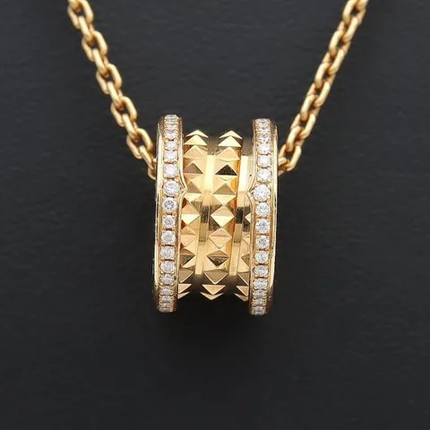 [구구스]중고명품 불가리 다이아 비제로원 락 목걸이 (NO 10245345)