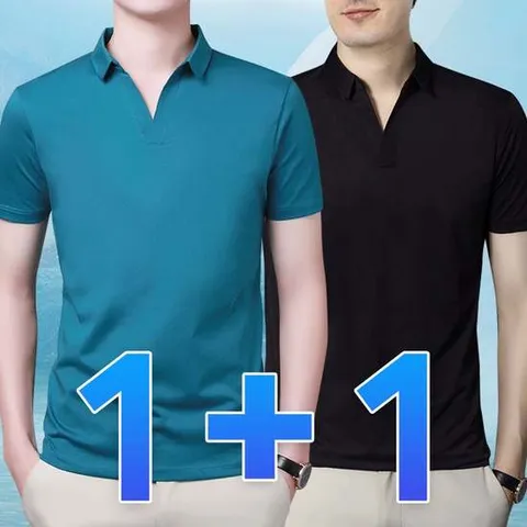 여름 카라 반팔티 쿨론 피케 냉감 티셔츠