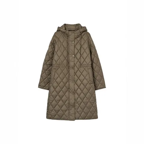 [ 롯데백화점 ][올리브데올리브]다이아퀼팅 후드 롱패딩 OP5WMA15