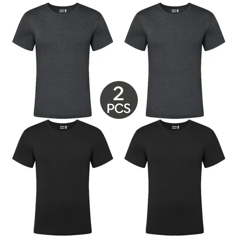 BYC 남성 겨울티셔츠 발열티셔츠 반팔내복 내의 상의 보디히트 기능성 2벌