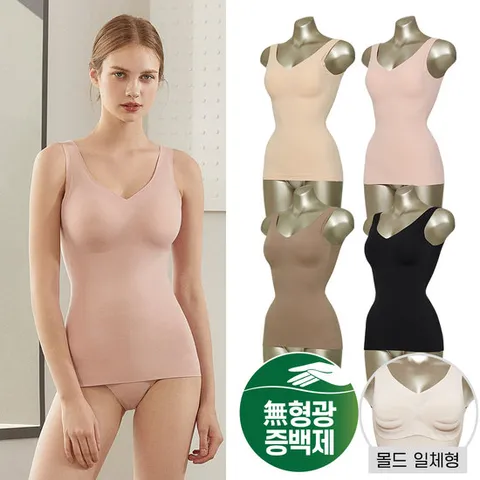 [피트인] 기모 누디쏙쏙 보정 바디쉐이퍼 브라탑런닝1