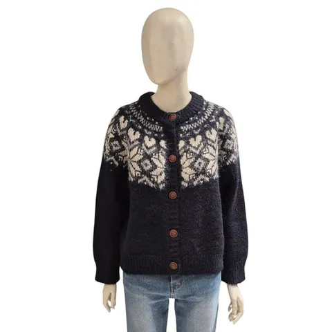 [ 롯데백화점 ][에이비에프지]라운드 니트 가디건 ADA1HY33A