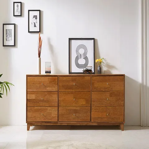 퍼스웰 그린 1180 멀바우원목 LPM 9칸 3단와이드서랍장(GB_015)