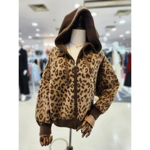 [멜로디가든]멜로디가든 세이브존08 호피 후드가디건 M25WAJ109