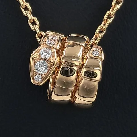 [구구스]중고명품 불가리 다이아 세르펜티 바이퍼 목걸이 (NO 10267091)