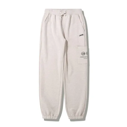 [ 롯데백화점 ][지프] 공용 나침반 프린트 포켓 츄리닝 조거 팬츠 바지 JQ3TSU902