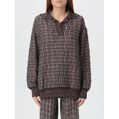 [MISSONI] 라프리마 여성 폴로 셔츠 DS25WN22BC005W SM9US Brown /6