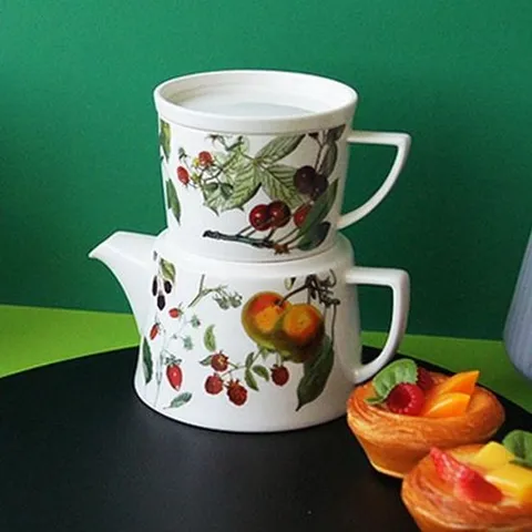 독일 코니츠 리프 티포원 티포트 티주전자 도자기티포트 디자인티포트 고급티포트 찻잔 찻잔포트세트 찻잔