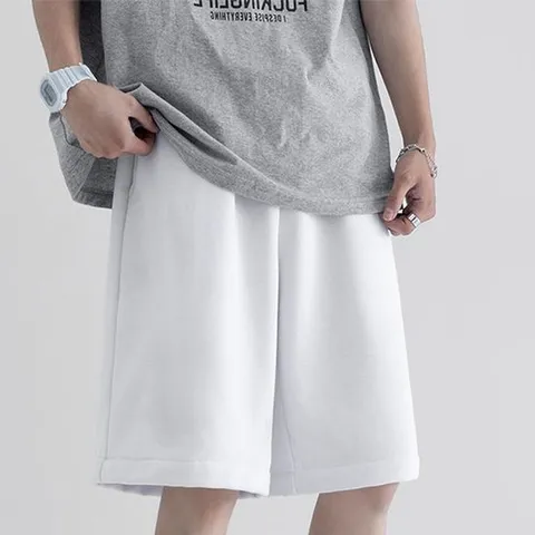 남성 베이직 심플 디자인 허리밴딩 반바지