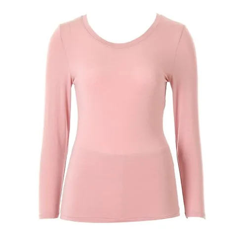 [ 롯데백화점 ]2종택1(85-100)섬유의 보석 여성 모달캐시미어 내복상의WLG2552C