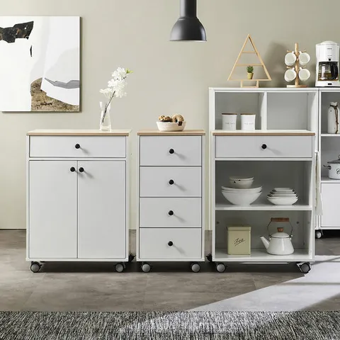 퍼니 이동바퀴 LPM 도어서랍 주방수납장 조리대B형1개(FN_004)