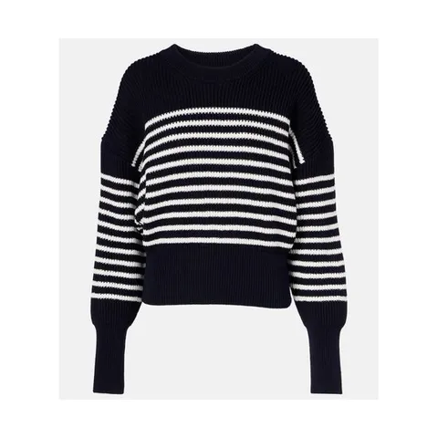 25 FW 알투자라 Tanessa 스트라이프 코튼 스웨터 TP559697303