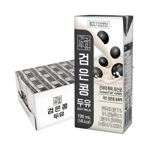 [건국유업] 검은콩두유 190ml 24팩