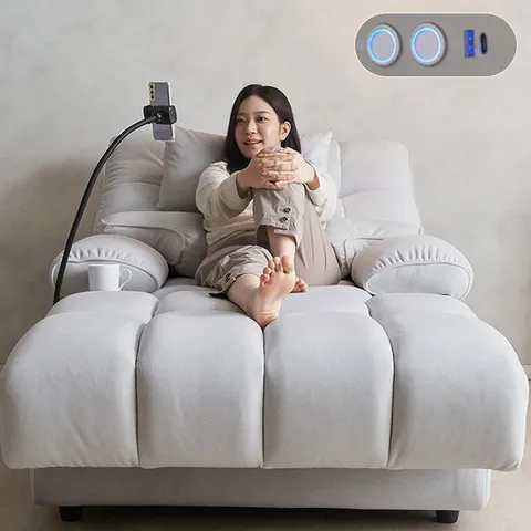 라온 전동 모션 원터치 슬라이딩 소파베드 멀티 다기능 기능성 쇼파침대 집콕템 꿀템 집순이 게으름 원룸 자취필수템 유튜브 영화시청 핸드폰 거치대 고급형 리클라이너