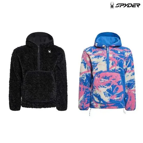 [스파이더] 남성 셜파 플리스 후드 집업 SPHWCNHD305M