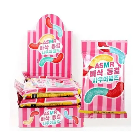 ASMR 바삭 동결 사우어웜즈 13g (1개) 부품