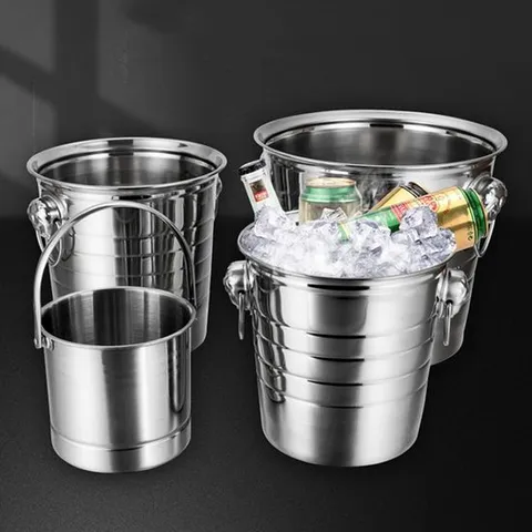 와인아이스통 맥주 얼음통 술 샴페인 스텐 이이스통 빈티지보틀 쿨러버켓 양주얼음통 아이스바스켓 아이스