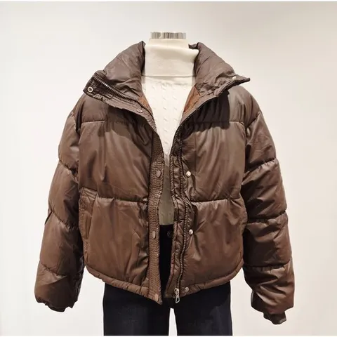 [ 롯데백화점 ][비지트인뉴욕]하이텍 무광 숏패딩점퍼 VBAPA61