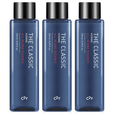 [All In One] 더 클래식 옴므 올인원 에센스 250ml 3개 / 남성 대용량 스킨 로션 주름+미백