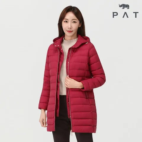 [PAT] 후드탈착 니트에리 경량 다운 _1G82050